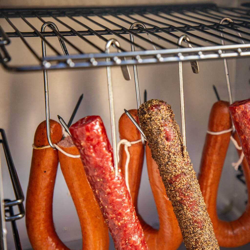 Double Meat Hooks Carcass Hanging Hook Meat Hook Sausages Hanging