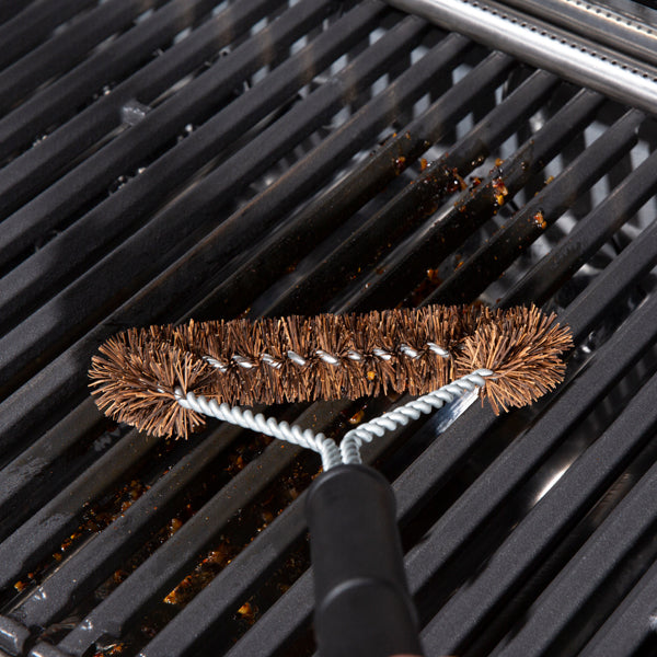 Broil King 18 In. Palmyra Bristles Metal Handle Grill Cleaning